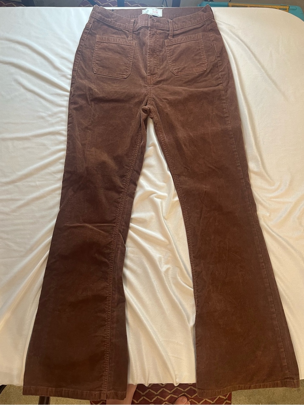 GAP Brown Corduroy Boot-Cut Pants